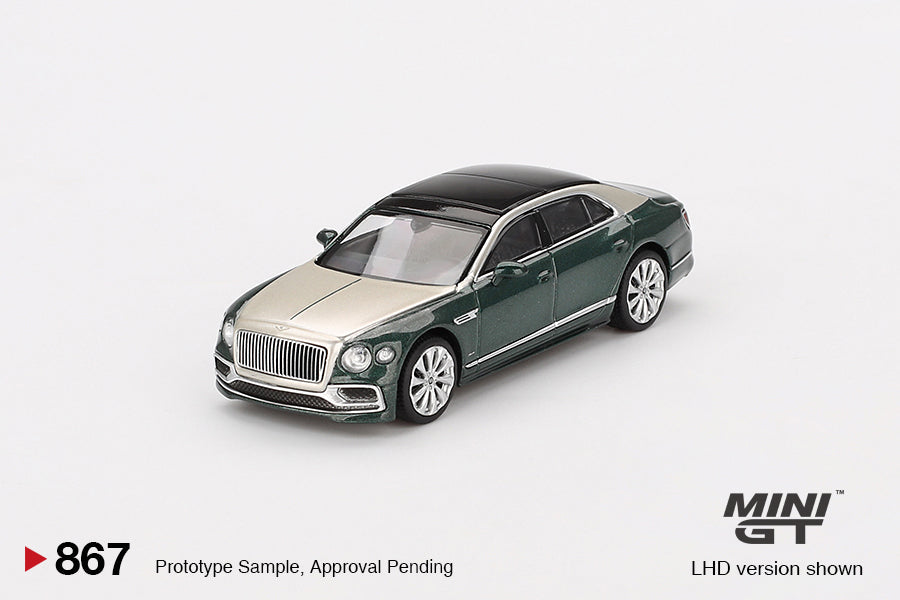 [PRE-ORDER] Mini Gt - Bentley Flying Spur White Sand Verdant - Scala 1/64 MGT00867-L