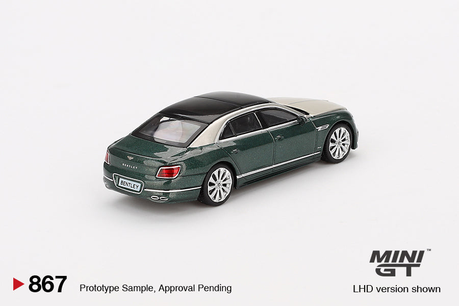 [PRE-ORDER] Mini Gt - Bentley Flying Spur White Sand Verdant - Scala 1/64 MGT00867-L