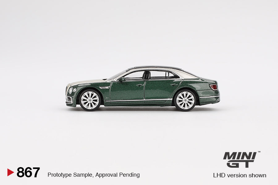 [PRE-ORDER] Mini Gt - Bentley Flying Spur White Sand Verdant - Scala 1/64 MGT00867-L