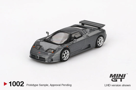 [PRE-ORDER] Mini GT - Bugatti EB110 Super Sport Dark Grey 1995 - 1/64 Scale MGT01002-L