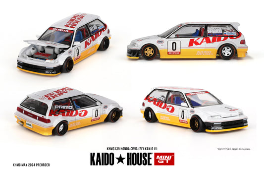 Mini GT - Honda Civic (EF) Kanjo V1 - KAIDO HOUSE - Scala 1/64 KHMG139