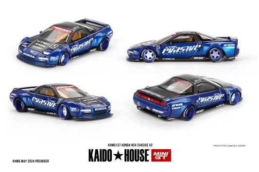 Mini GT - Honda NSX Evasive V2 - KAIDO HOUSE - Scala 1/64 KHMG137