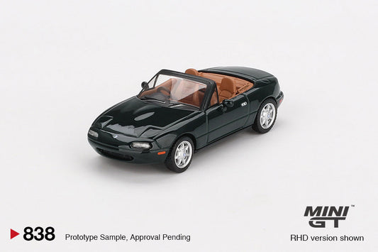 Mini GT - MAZDA MX-5 Eunos Roadster V Special Excellent Green 1990 - Scale 1/64 MGT00838-R