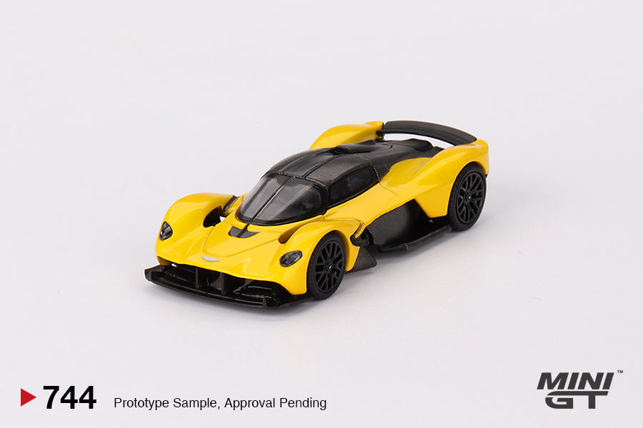 Mini GT - Aston Martin Valkyrie Sunburst Yellow - Scala 1/64 MGT00744