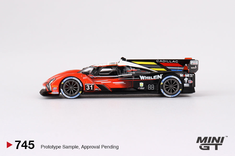 Mini GT - Cadillac V-Series.R #31 Whelen Engineering Cadillac Racing 2023 IMSA Sebring 12 Hrs Winner - Scala 1/64 MGT00745