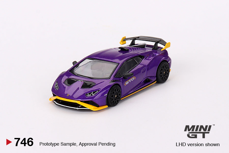 Mini GT - Lamborghini Huracán STO Viola Pasifae - 1/64 Scale MGT00746 LDH