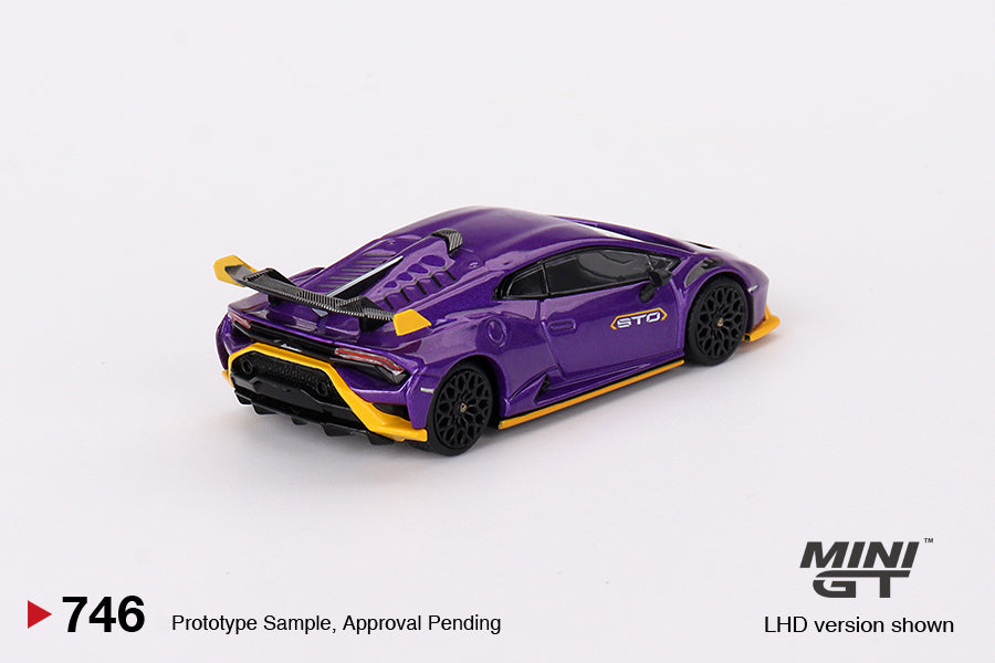 Mini GT - Lamborghini Huracán STO Viola Pasifae - 1/64 Scale MGT00746 LDH