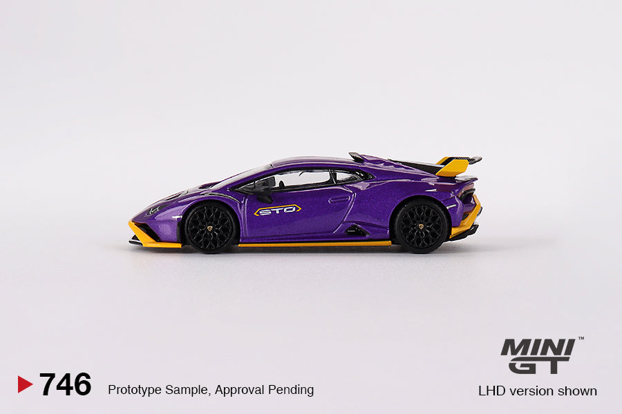 Mini GT - Lamborghini Huracán STO Viola Pasifae - 1/64 Scale MGT00746 LDH