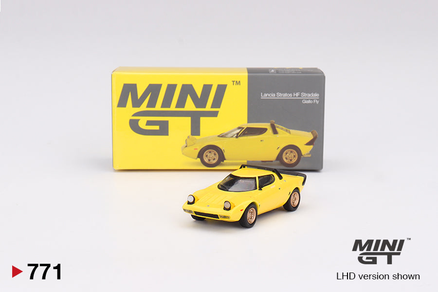 Mini GT - Lancia Stratos HF Stradale Giallo Fly - Scala 1/64 MGT00771