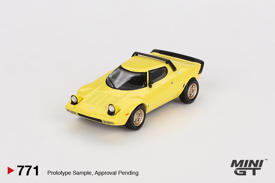 Mini GT - Lancia Stratos HF Stradale Giallo Fly - Scala 1/64 MGT00771