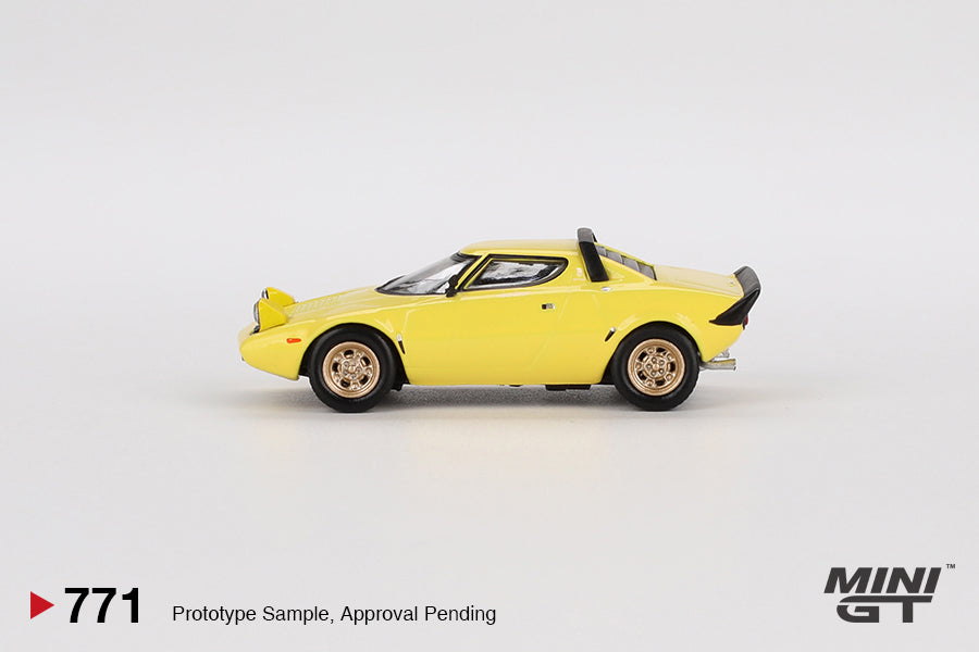 Mini GT - Lancia Stratos HF Stradale Giallo Fly - Scala 1/64 MGT00771