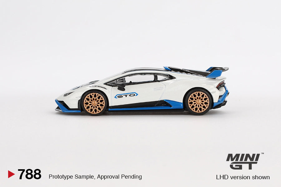 [PRE-ORDER] Mini GT - Lamborghini Huracán STO Bianco Asopo - Scale 1/64 MGT00788-L