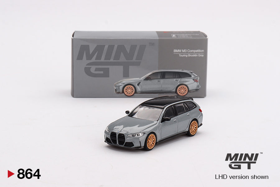 [PRE-ORDER] Mini Gt - BMW M3 Competition Touring Brooklyn Gray - Scale 1/64 MGT00864-L