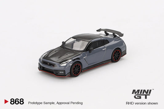 [PRE-ORDER] Mini Gt - Nissan GT-R Nismo 2024 NISMO Stealth Gray - Scale 1/64 MGT00868-L