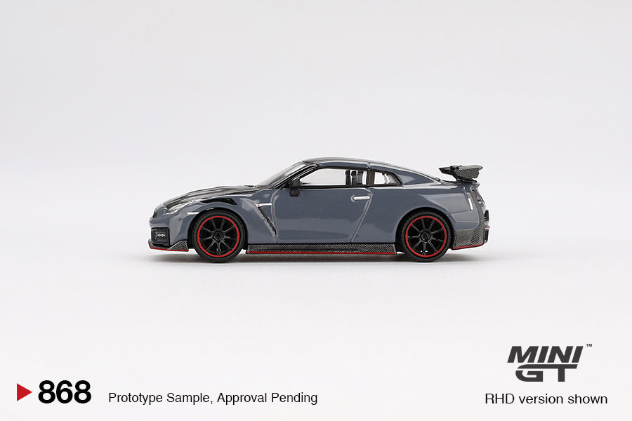 [PRE-ORDER] Mini Gt - Nissan GT-R Nismo 2024 NISMO Stealth Gray - Scale 1/64 MGT00868-L