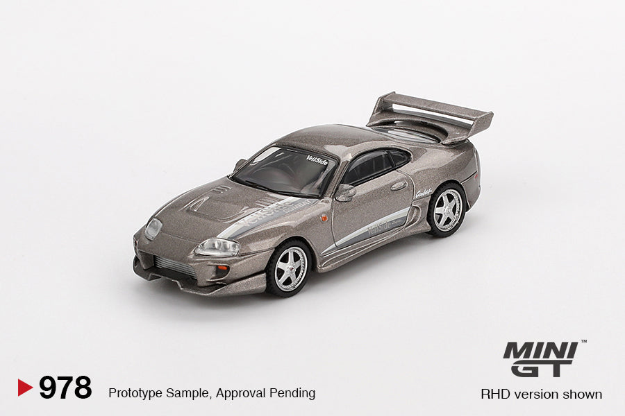 [PRE-ORDER] Mini GT - Toyota Supra MK4 (A80) Veilside Combat V-II Gray 2011 - Scale 1/64 MGT00978-L