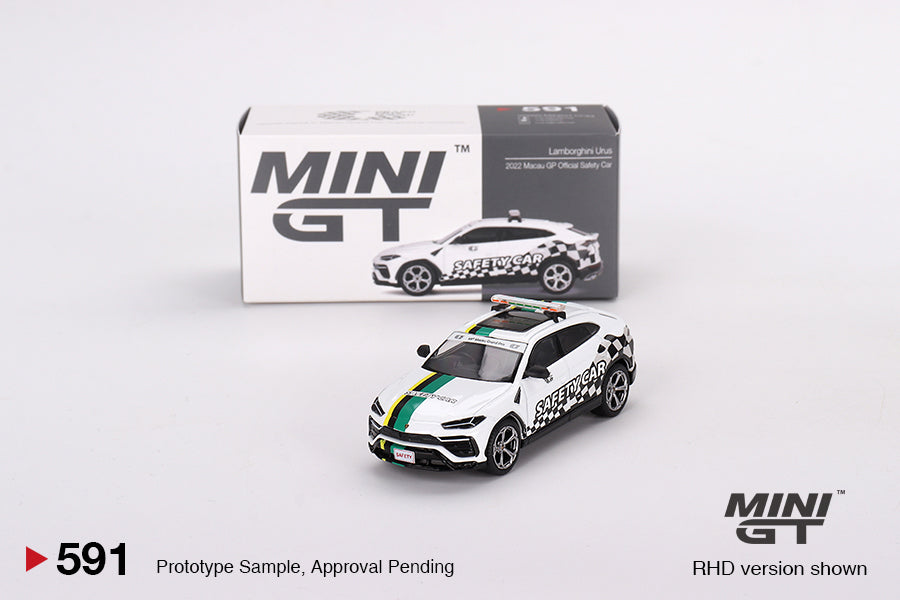 Mini GT - Lamborghini Urus 2022 Macau GP Official Safety Car RDH - Scale 1/64 MGT00591-R