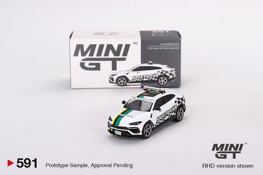 Mini GT - Lamborghini Urus 2022 Macau GP Official Safety Car RDH - Scala 1/64 MGT00591-R