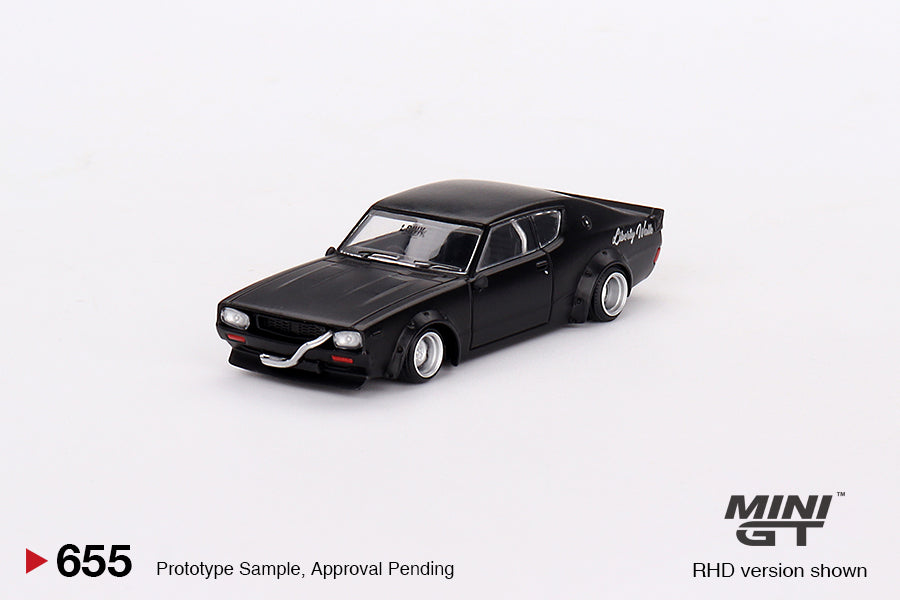 Mini GT - Nissan Skyline Kenmeri Liberty Walk Matt Black RDH - Scale 1/64 MGT00655