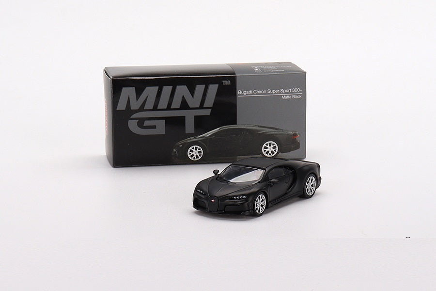 Mini GT - Bugatti Chiron Super Sport 300+ Matte Black - Scale 1/64 MGT00374