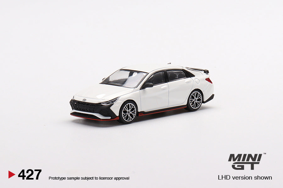 Mini GT - Hyundai Elantra N Ceramic White - Scala 1/64 MGT00427-L