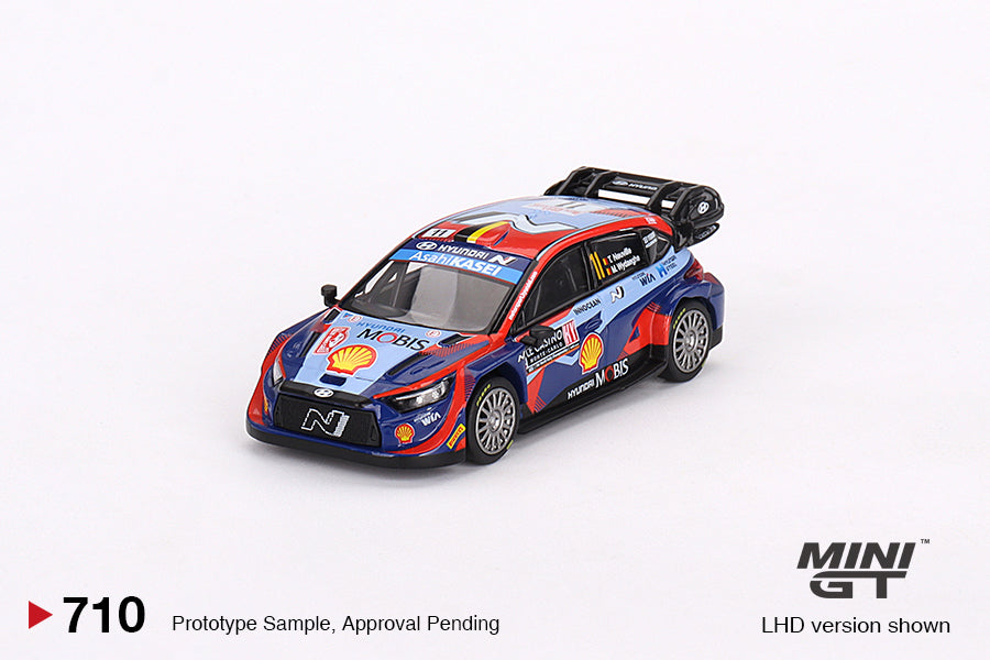 Mini GT - Hyundai i20 N Rally1 Hybrid #11 2023 Rally Monte Carlo 3rd Place - Scale 1/64 MGT00710