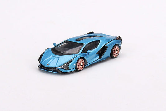 Mini GT - Lamborghini Sián FKP 37 Blu Aegir LDH - Scale 1/64 MGT00573