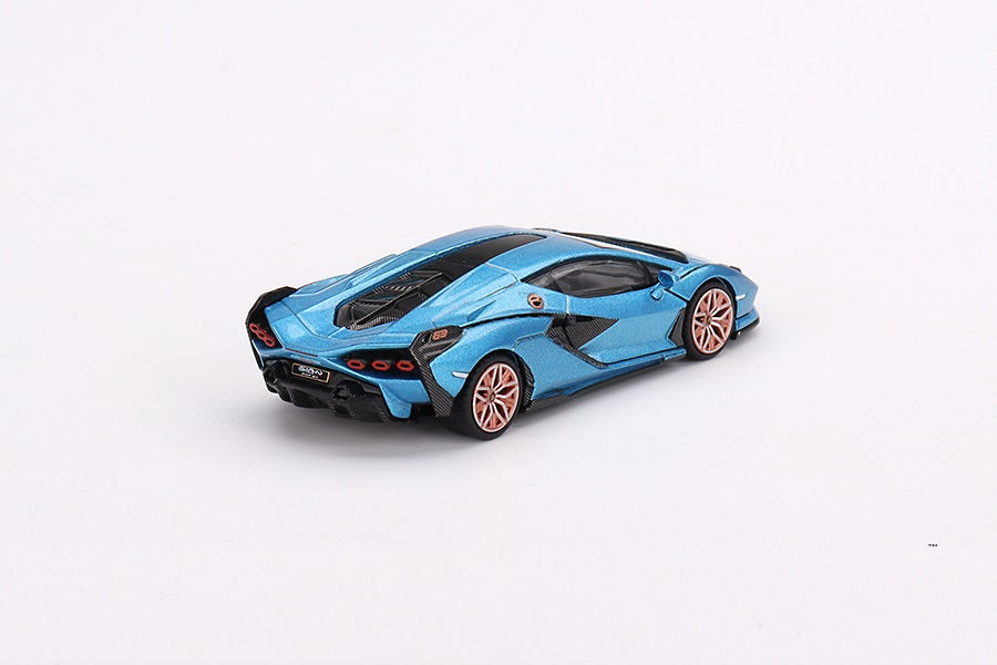 Mini GT - Lamborghini Sián FKP 37 Blu Aegir LDH - Scala 1/64  MGT00573