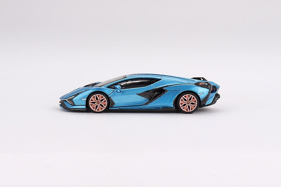 Mini GT - Lamborghini Sián FKP 37 Blu Aegir LDH - Scala 1/64  MGT00573