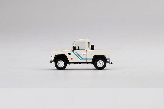 Mini GT - Land Rover Defender 90 Pickup White LDH - Scala 1/64 MGT00338