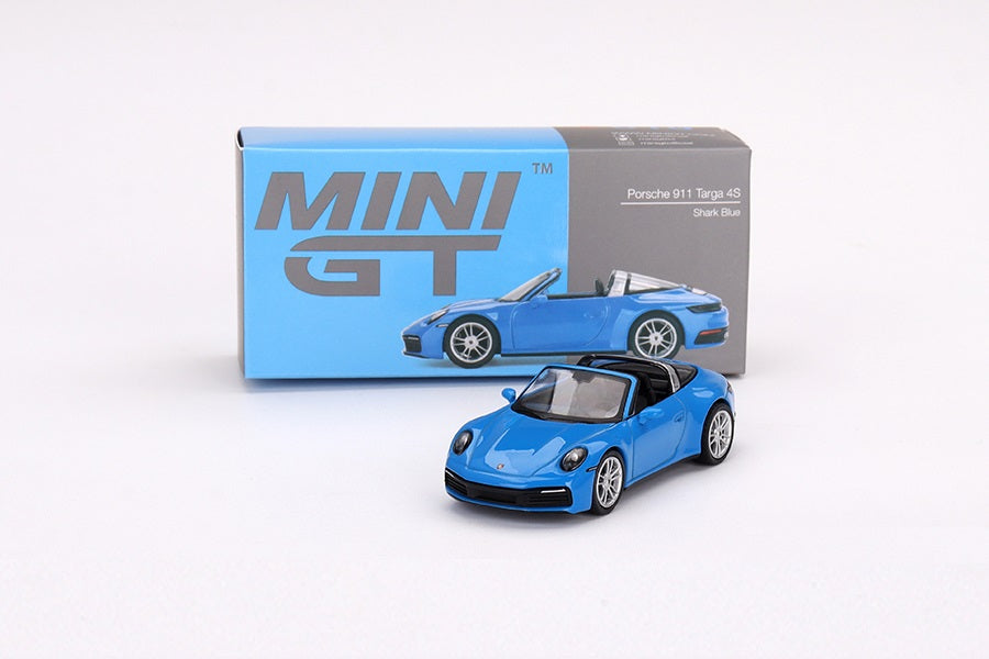 Mini GT - Porsche 911 Targa 4S Shark Blue LHD - Scala 1/64 MGT00610