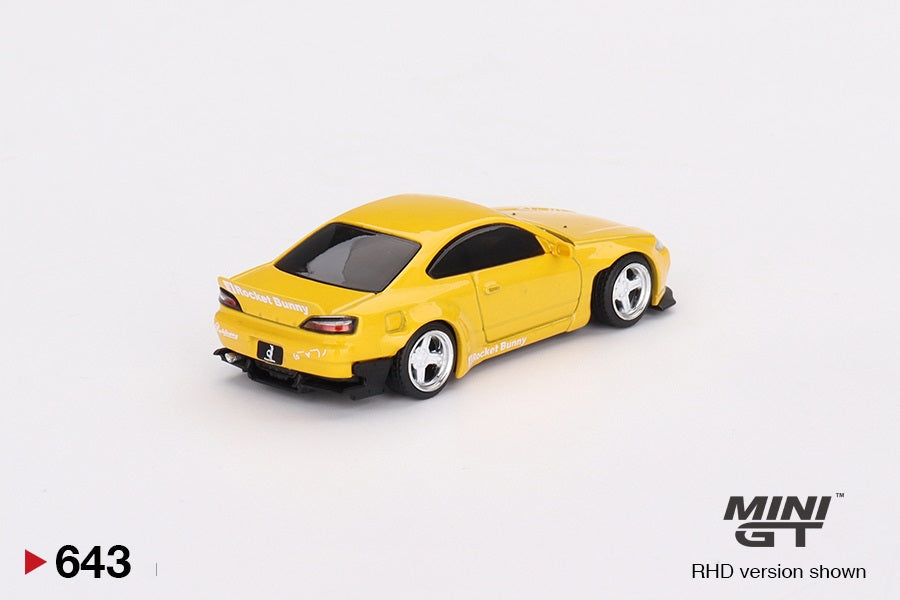 Mini GT - Nissan Silvia (S15) Rocket Bunny Bronze Yellow RDH - Scale 1/64 MGT00643