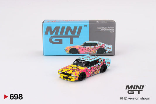 Mini GT - Nissan Skyline Kenmeri Liberty Walk LBWK KUMA RDH - Scala 1/64 MGT00698