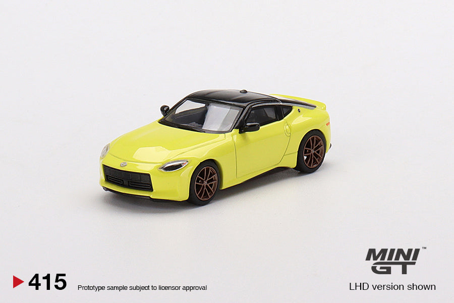 Mini GT - Nissan Z Proto Spec 2023 Ikazuchi Yellow LDH - Scale 1/64 MGT00415