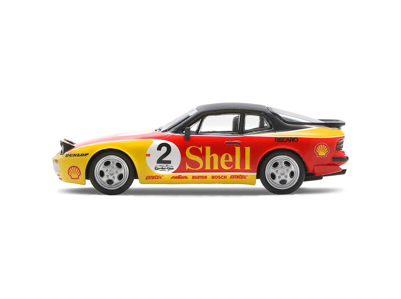 Spark Model - Porsche 944 Shell Turbo Cup #2 & Adler Von Tirol (Upright headlights) - Scala 1/64 YCOMBO64003