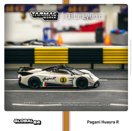 Tarmac Works -  Pagani Huayra R Bianco Benny - Scala 1/64 T64G-TL035-WH