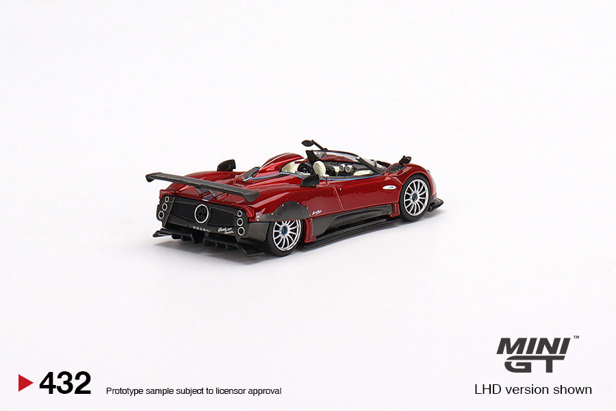 Mini GT - Pagani Zonda HP Barchetta Dubai Red - 1/64 Scale MGT00432 MiJo Exclusives