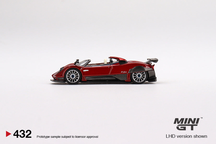 Mini GT - Pagani Zonda HP Barchetta Dubai Red - 1/64 Scale MGT00432 MiJo Exclusives