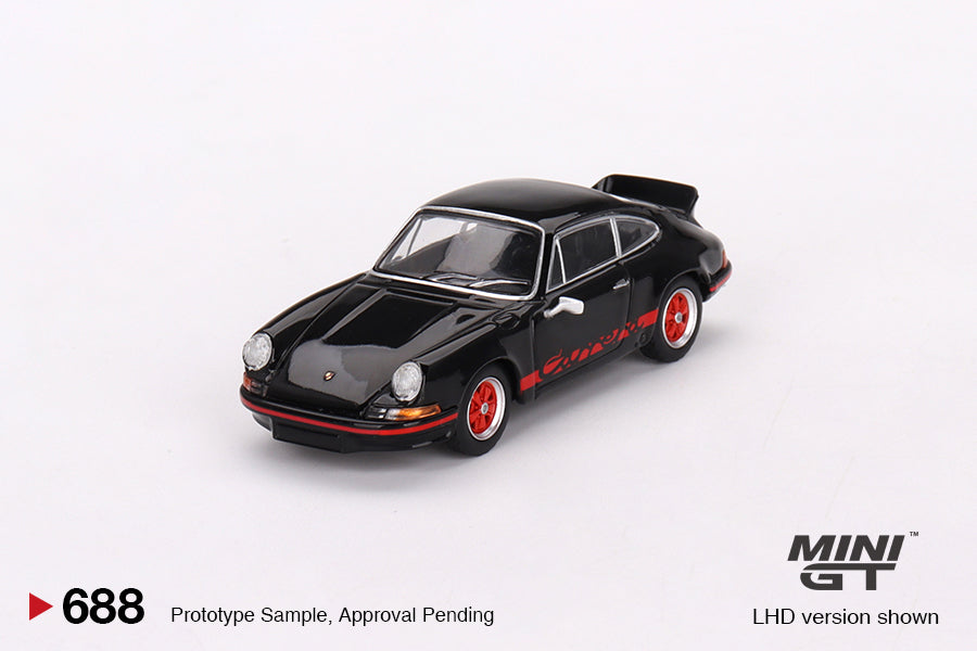 Porsche 911 Carrera RS 2.7 Black with Red Livery Brand MINI GT Code MGT00688 in vendita su Borgeseidea.com Foto 4