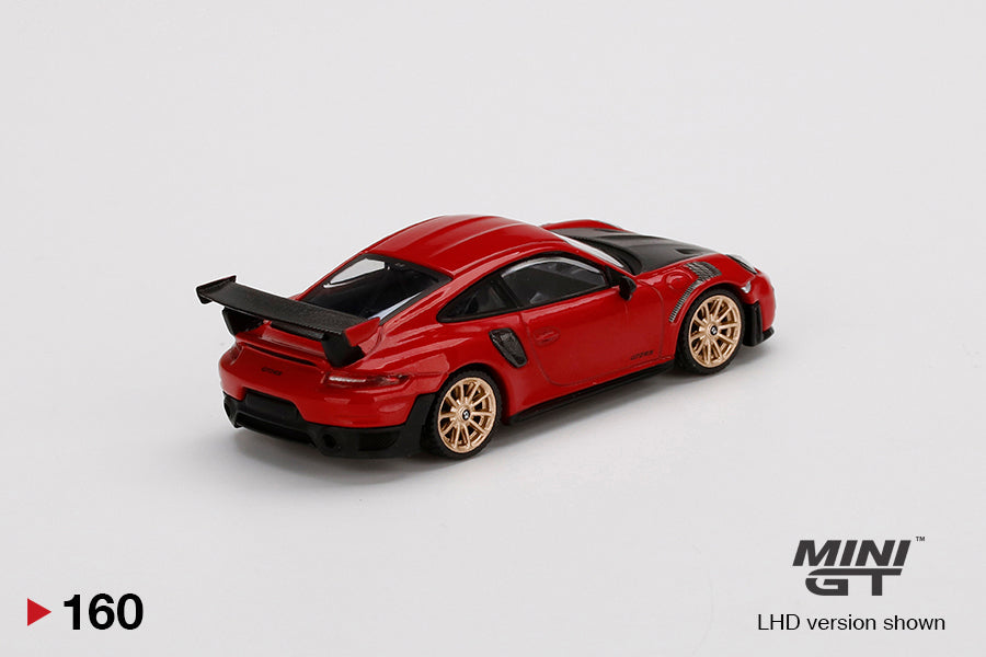 Mini GT - Porsche 911 (991) GT2 RS Guards Red LHD - Scala 1/64 MGT00160