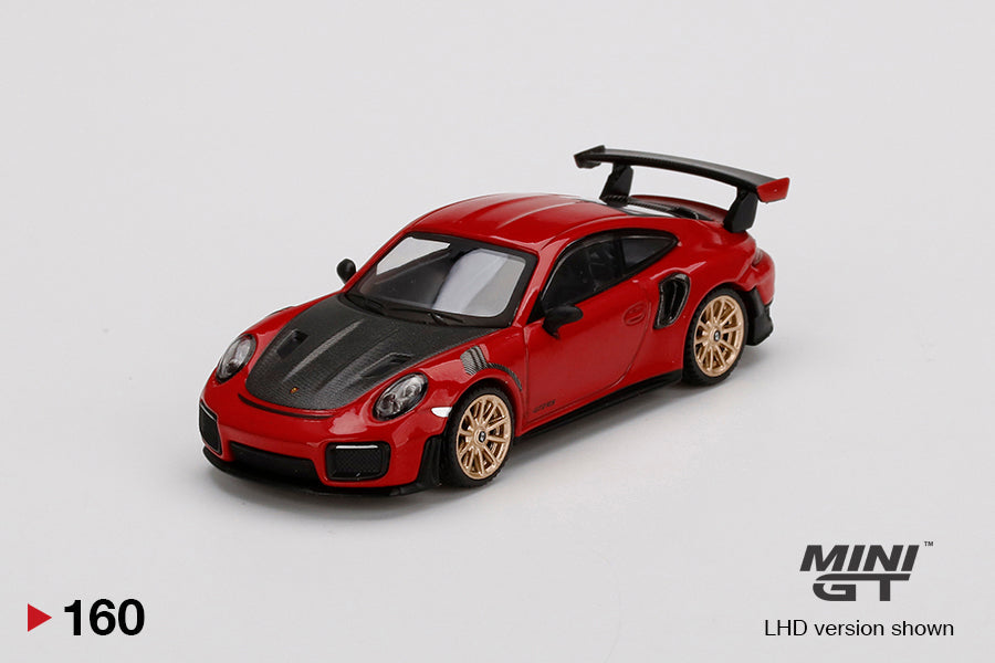 Mini GT - Porsche 911 (991) GT2 RS Guards Red LHD - Scala 1/64 MGT00160