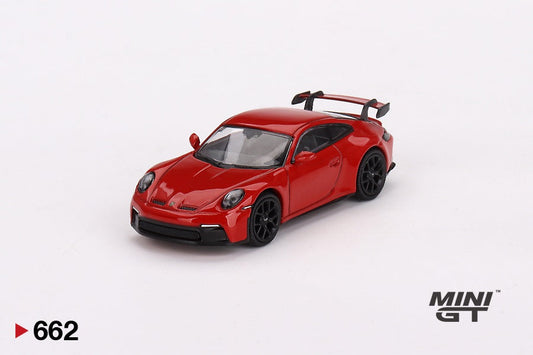 Mini GT - Porsche 911 (992) GT3 Guards Red - Scala 1/64 MGT00662