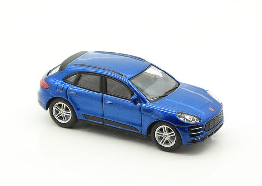 Schuco - Porsche Macan Turbo Blue - Scale 1/64 452013700