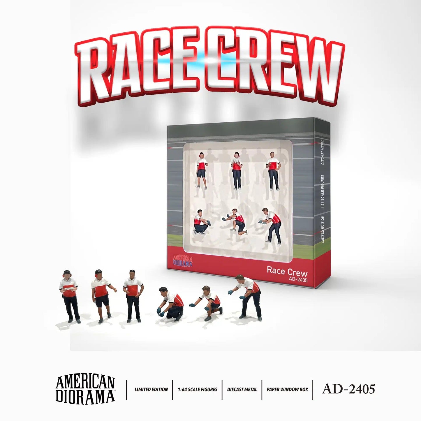 American Diorama Race Crew - Scala 1/64 AD-2405