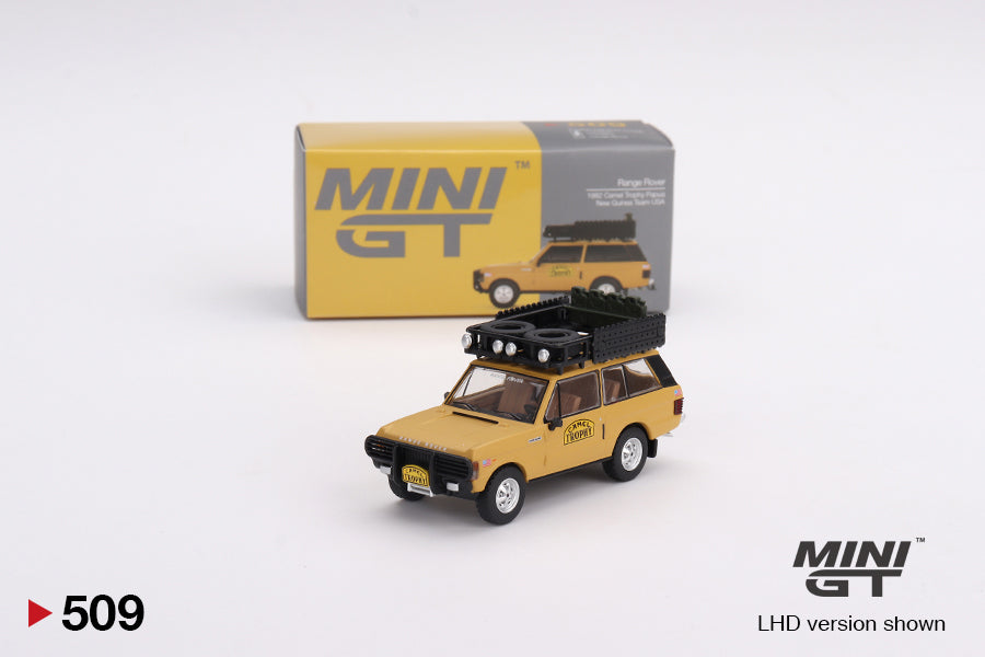 Mini GT - Range Rover 1982 Camel Trophy Papua New Guinea Team USA LHD - Scale 1/64 MGT00509