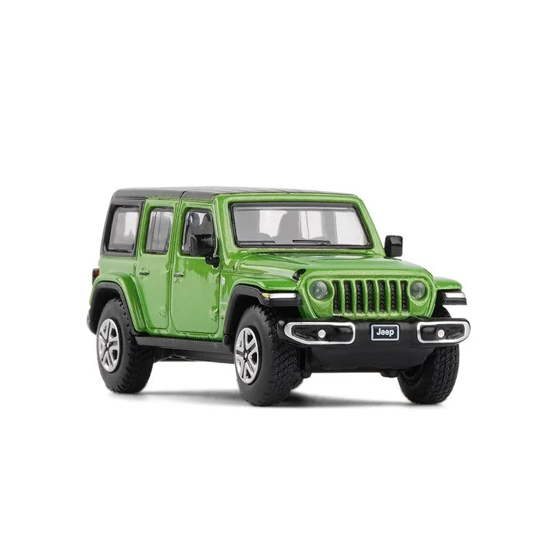 JKM Jeep Wrangler Sahara 2019 Green - Scale 1/64