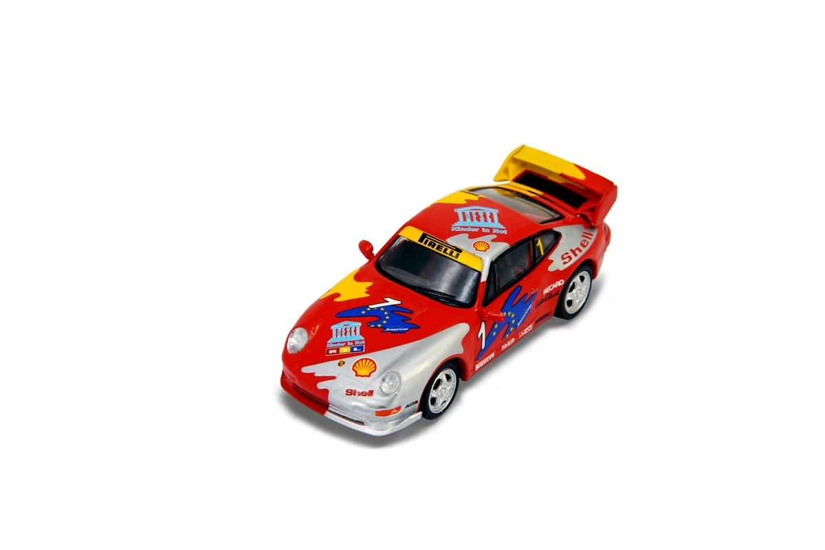 Spark Model - Porsche 993 Carrera Cup 1993 Shell Combo with rear spoiler - Scala 1/64 YCOMBO64006