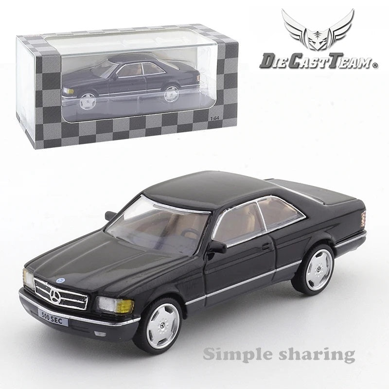 DCT Mercedes - Benz 500 SEC Black - Scale 1/64