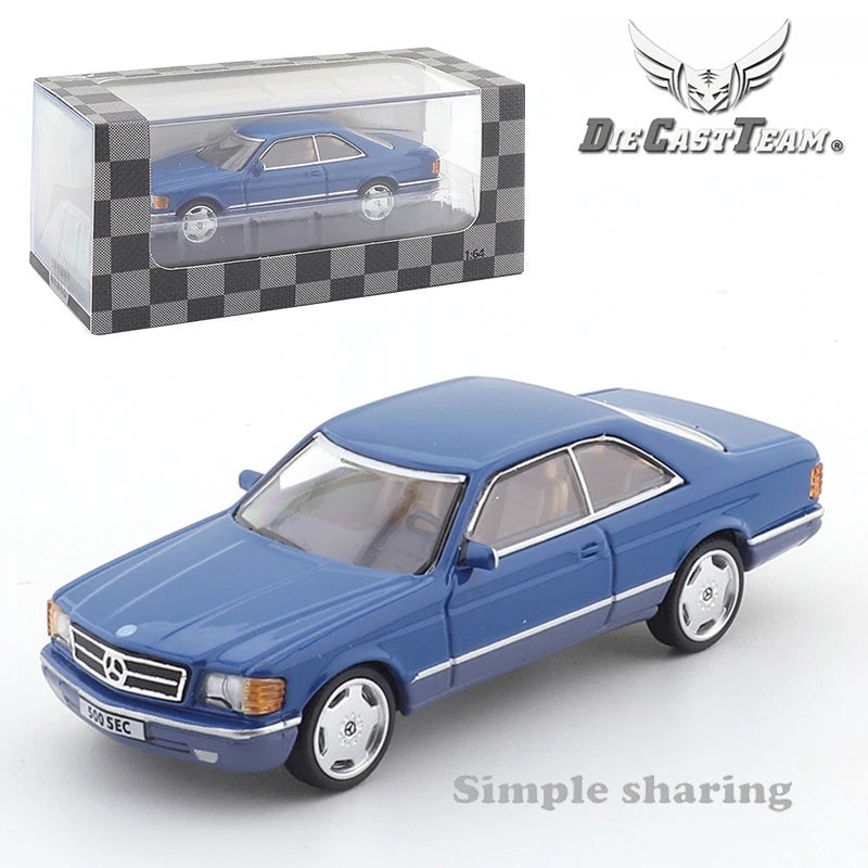 DCT Mercedes - Benz 500 SEC Light Blue - Scala 1/64