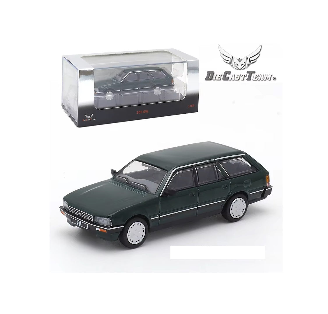 DCT Peugeot 505 SW Green Metallic - Scale 1/64